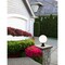 Z-Lite Laurent Outdoor Pier Mounted Fixture, 1-Light, 12 In.W x 17.75 In.H, Black/Opal 597PHB-553PM-BK - alternate 5